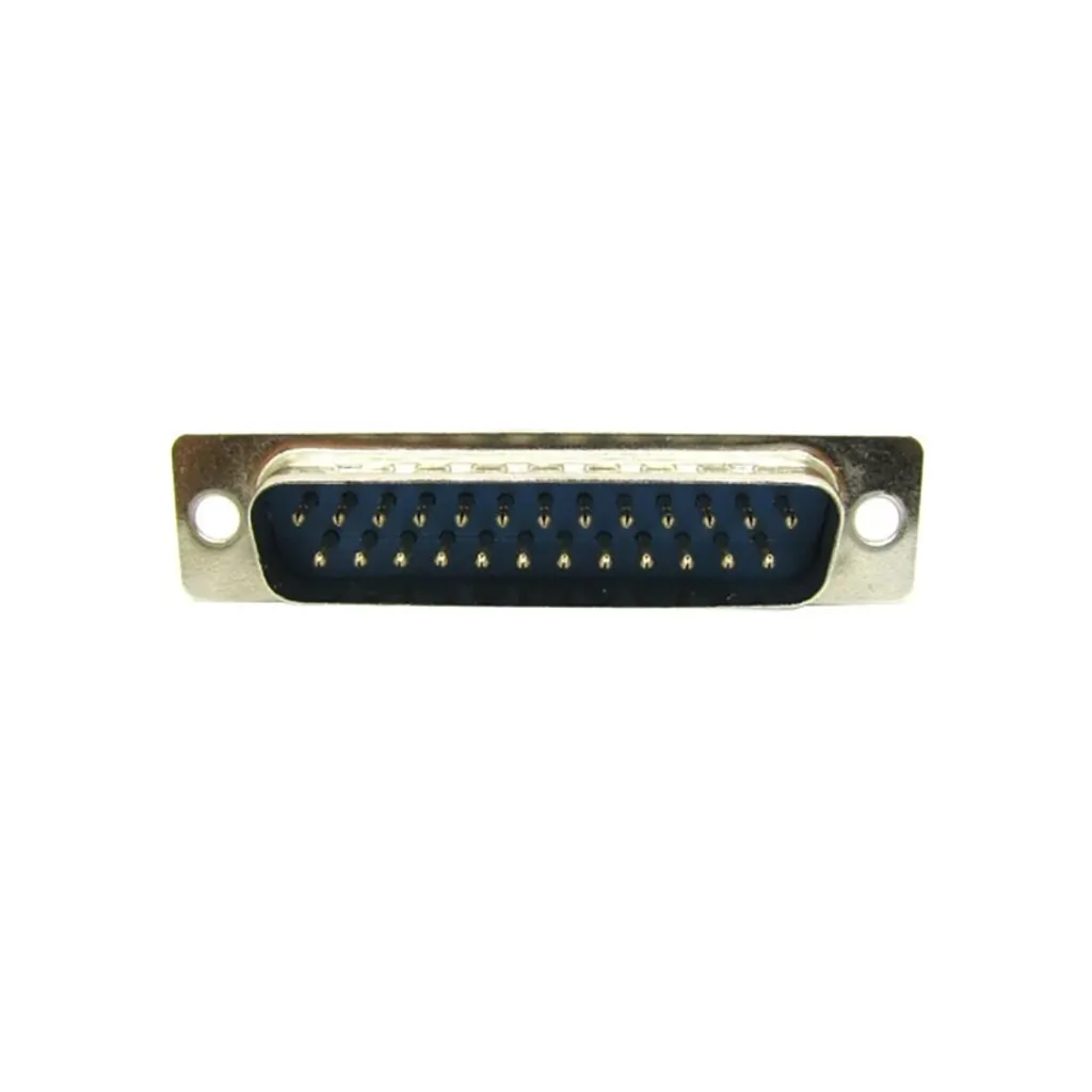 خرید کانکتور D-SUB DB25 لحیمی کابل خور نری صاف و مادگی صاف
