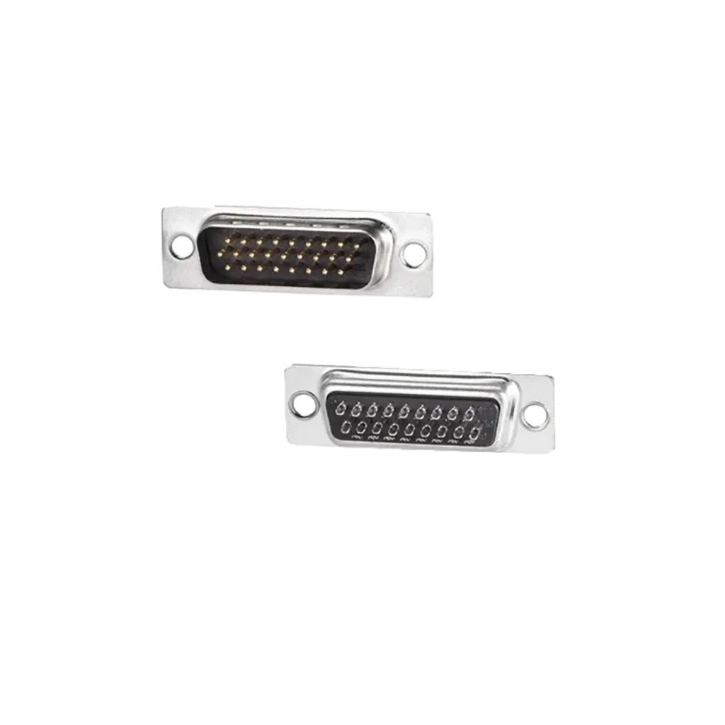خرید کانکتور D-SUB DB26 لحیمی کابل خور نری صاف و مادگی صاف