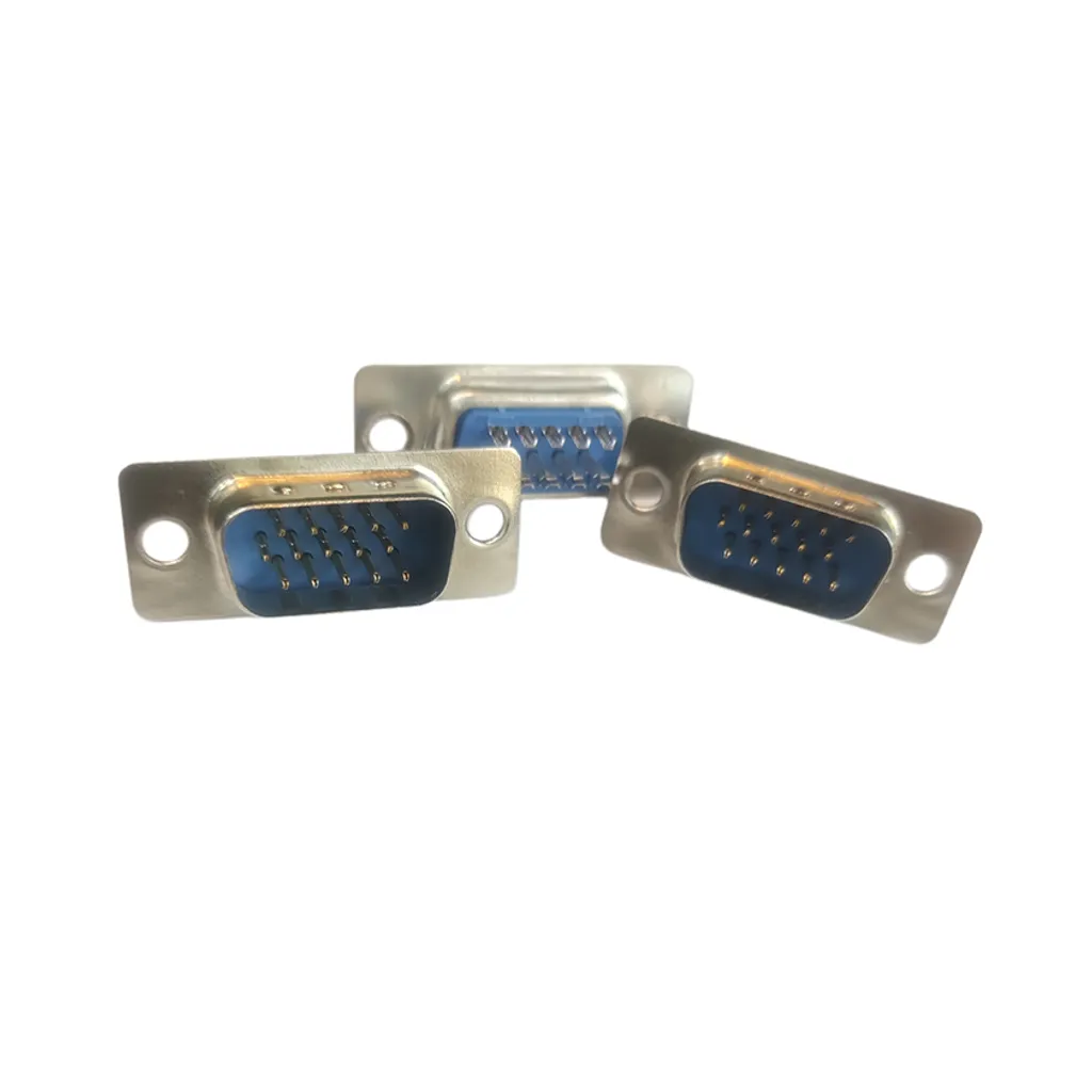 خرید کانکتور D-SUB DB-VGA15 لحیمی کابل خور نری صاف و مادگی صاف