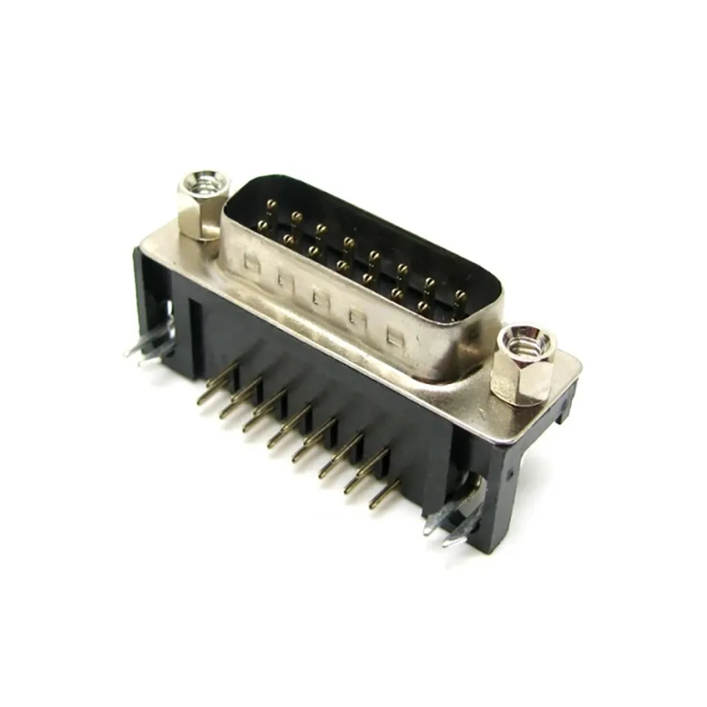 خرید کانکتور D-SUB DB15 رایت انگل نری و مادگی