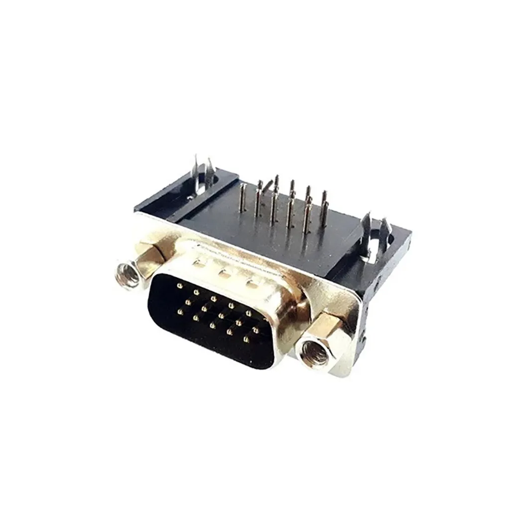 خرید کانکتور DB15 VGA رایت انگل نری و مادگی