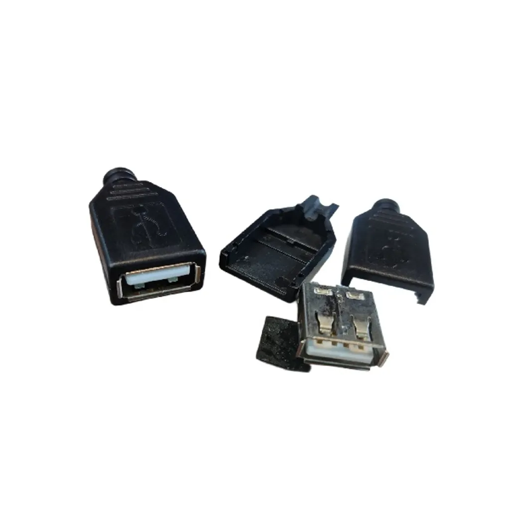 خرید کانکتور USB نوع A سرکابلی ماده